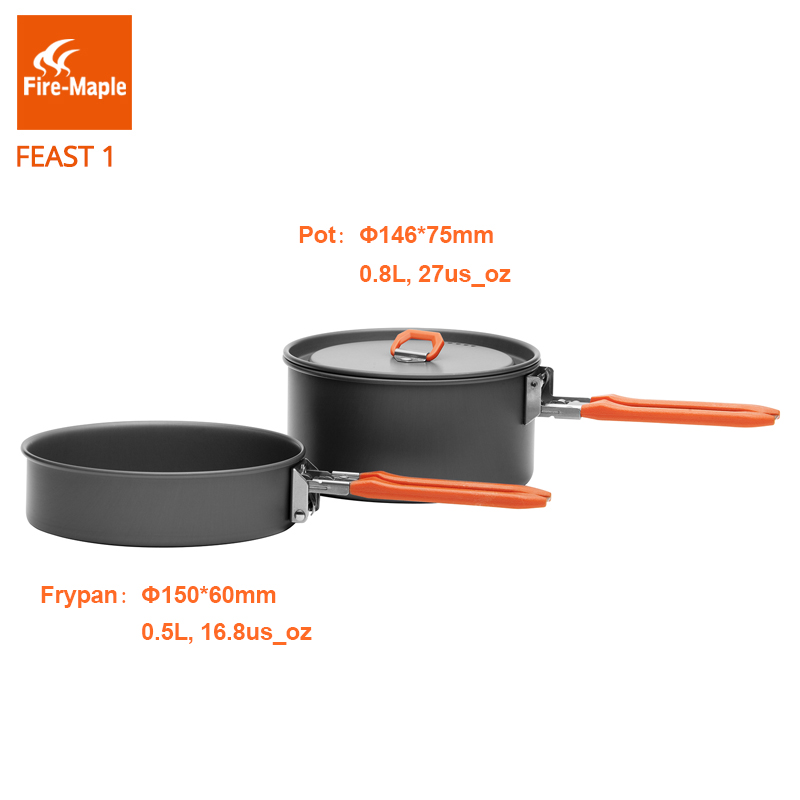 Lửa Maple Bữa Tiệc 1 Ngoài Trờ - đánh giá và giá Camping Cooking Kits