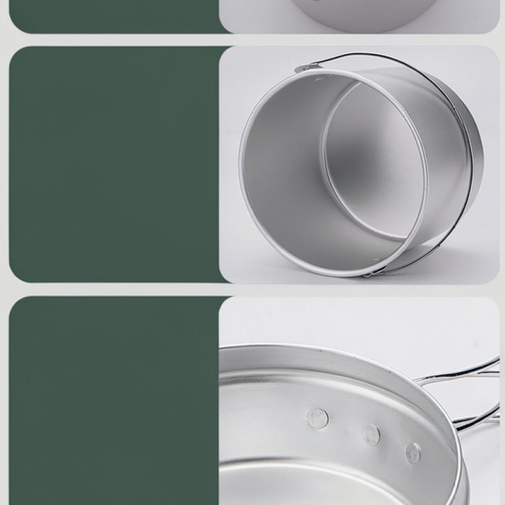 Portable Aluminum Camping Cook - đánh giá và giá Camping Cooking Set Compact