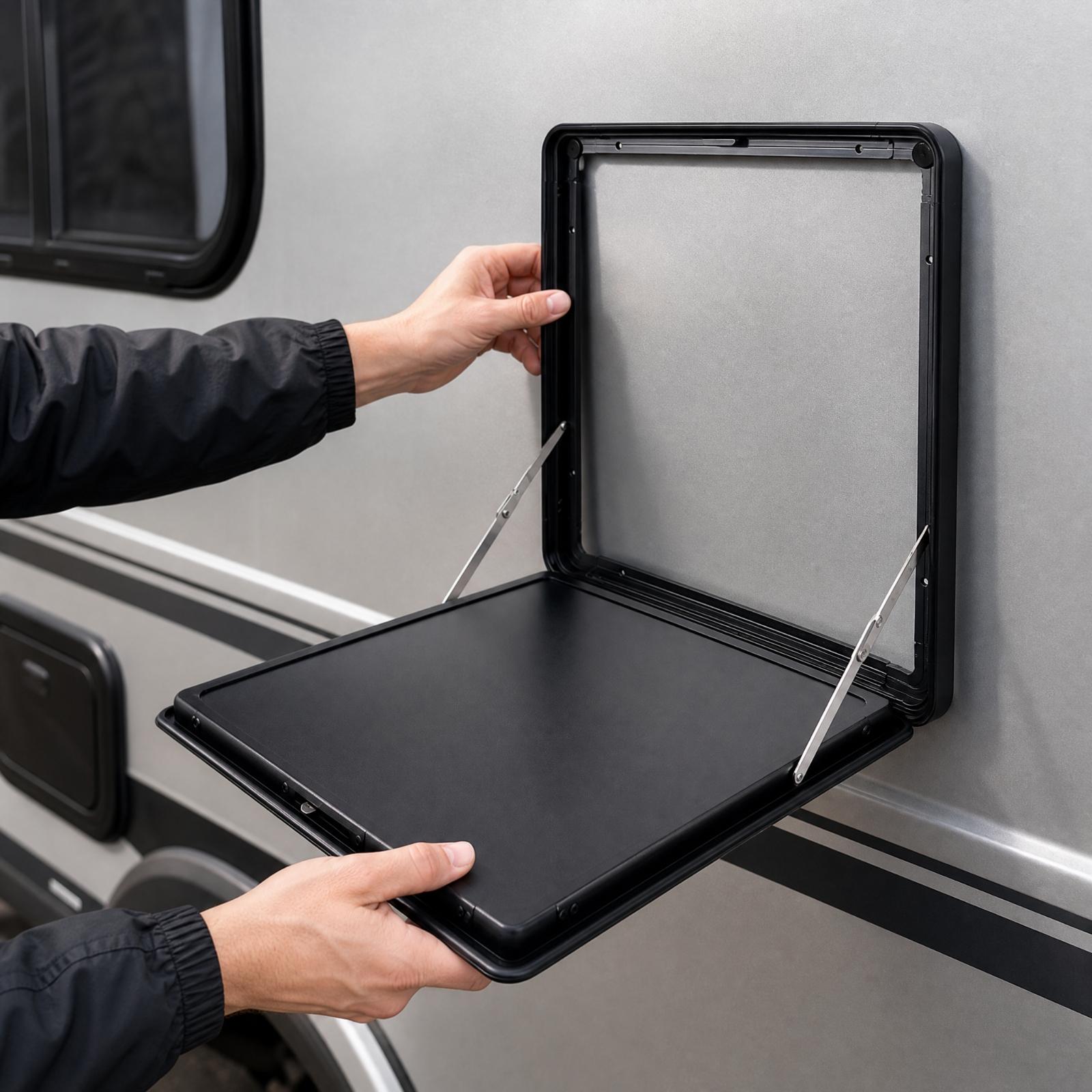 Folding Side Board for RV Camp - đánh giá và giá Camping Cooking Bench