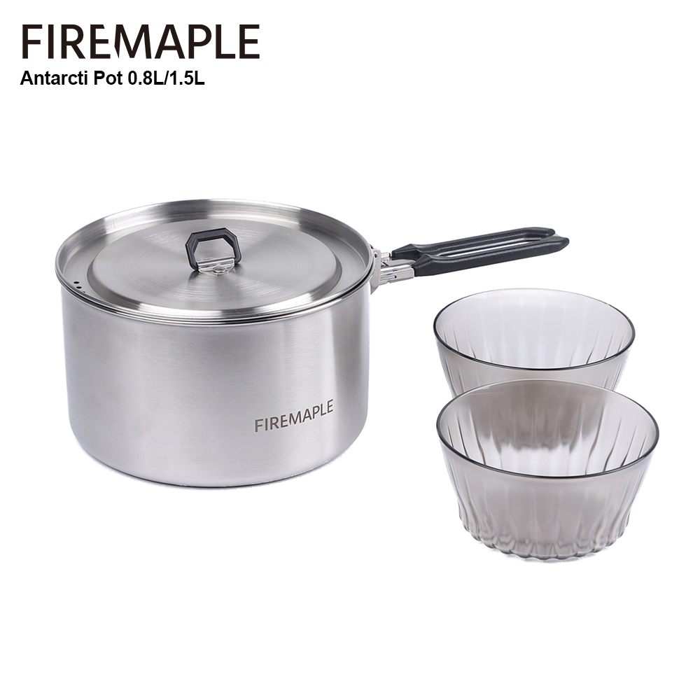 Lửa Phong Cắm Trại Nồi Đi Bộ Đ - đánh giá và giá Camping Cooking Set Compact