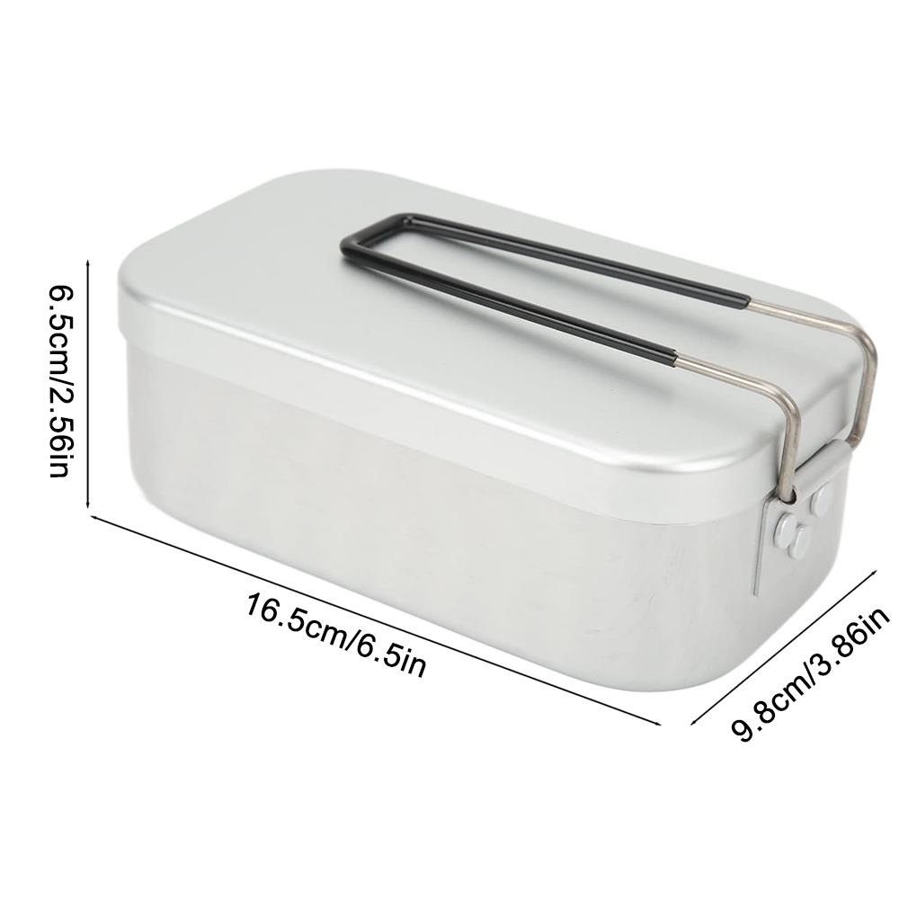 800ML Aluminum Lunch Boxes Out - đánh giá và giá Camping Hiking Cooking