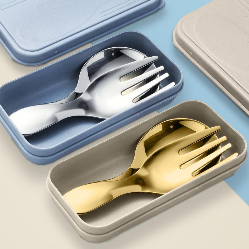 Stainless Steel Tableware Set  - đánh giá và giá Camping Hiking Cooking
