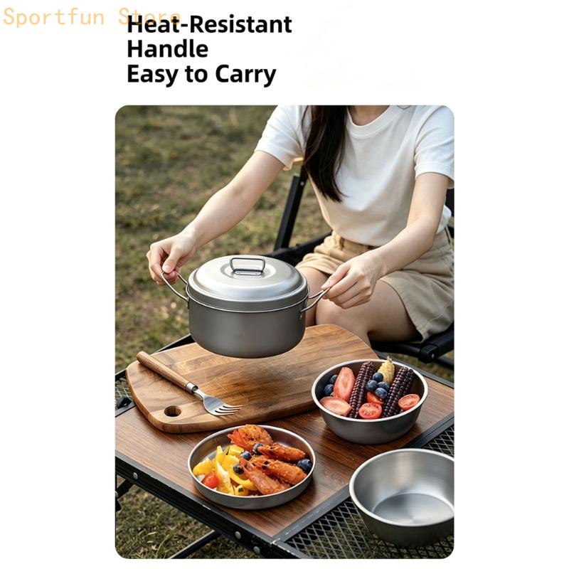 Nhóm dụng cụ nấu bữa ăn trại c - đánh giá và giá Camping Cooking Dining Set