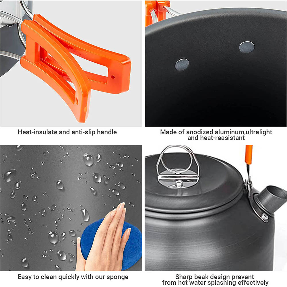 Cắm Trại Nồi Bộ Ngoài Trời Nhô - đánh giá và giá Camping Cooking Kits