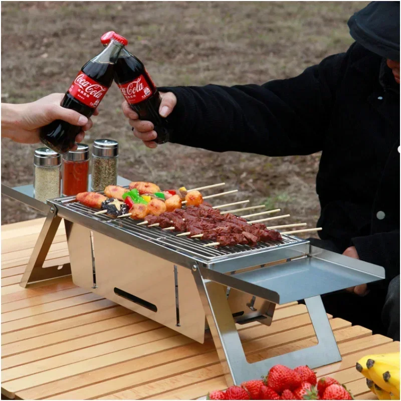 Stainless Steel Portable BBQ G - đánh giá và giá Camping Cooking Set Compact