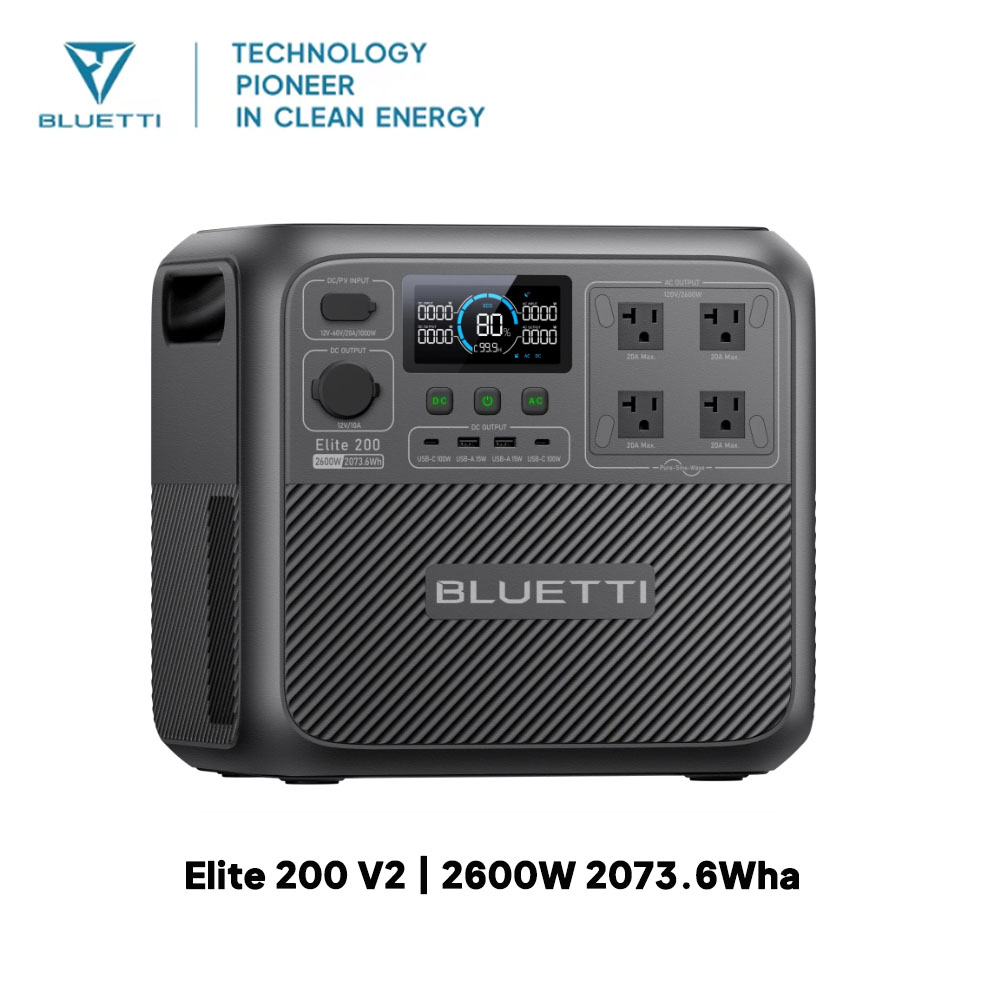 【Renew】BLUETTI Elite 200 V2 Po - đánh giá và giá Camping Cooking Appliances