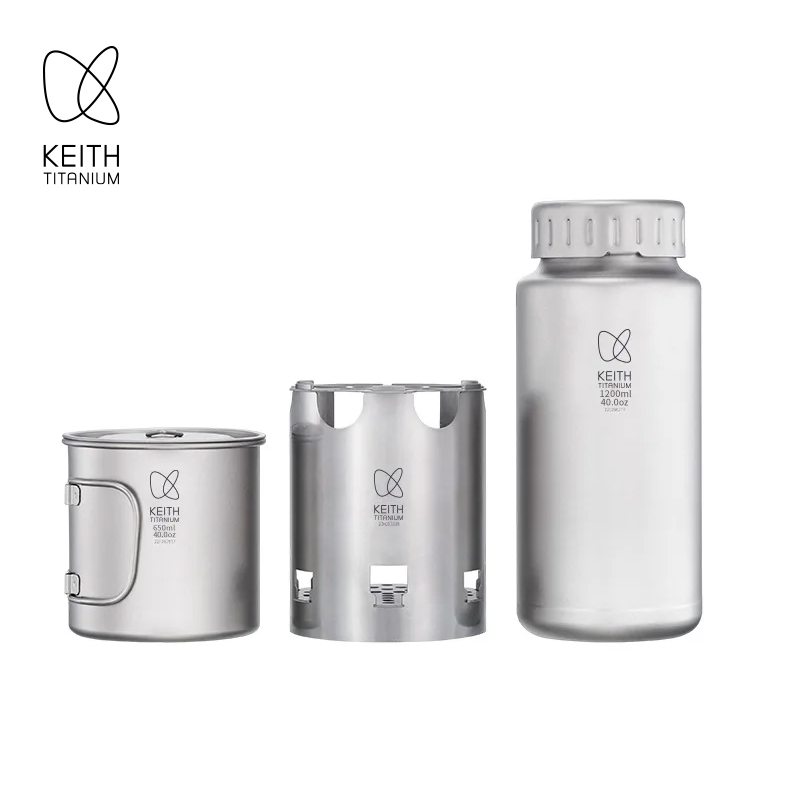 KEITH Pure Titanium Nesting Ca - đánh giá và giá Camping Cooking Appliances
