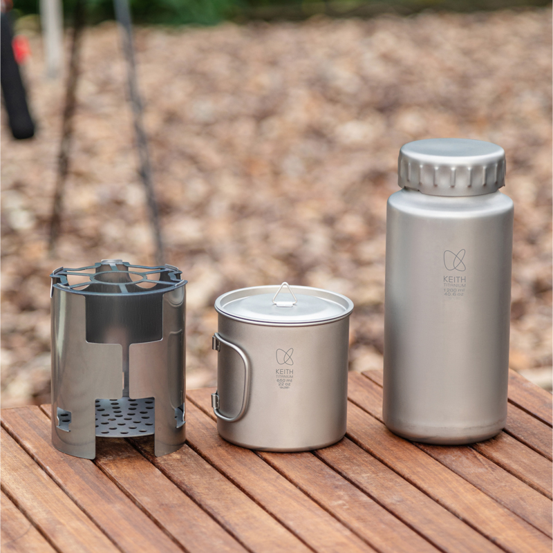 KEITH Pure Titanium Nesting Ca - đánh giá và giá Camping Cooking Appliances
