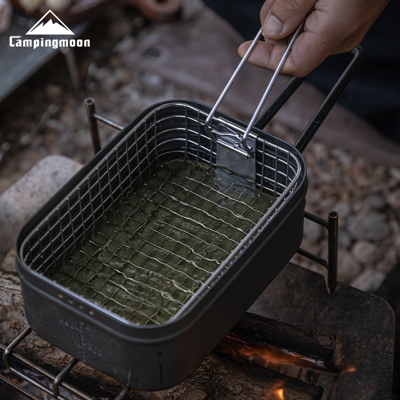 CAMPINGMOON S-1218 Outdoor Cam - đánh giá và giá Camping Cooking Set Compact