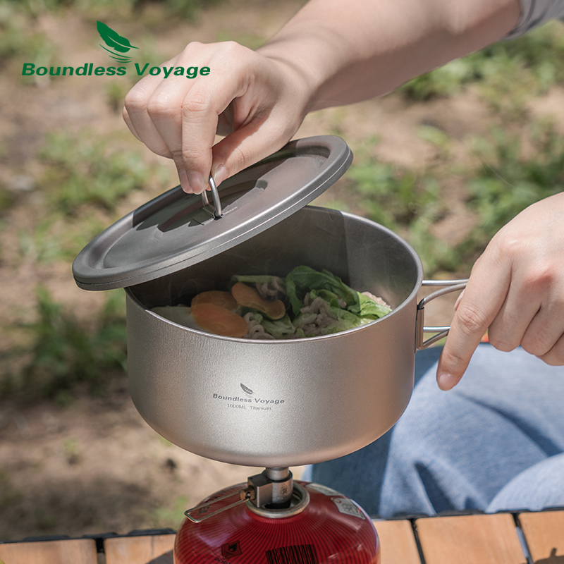 Boundless Voyage Titanium Camp - đánh giá và giá Camping Hiking Cooking