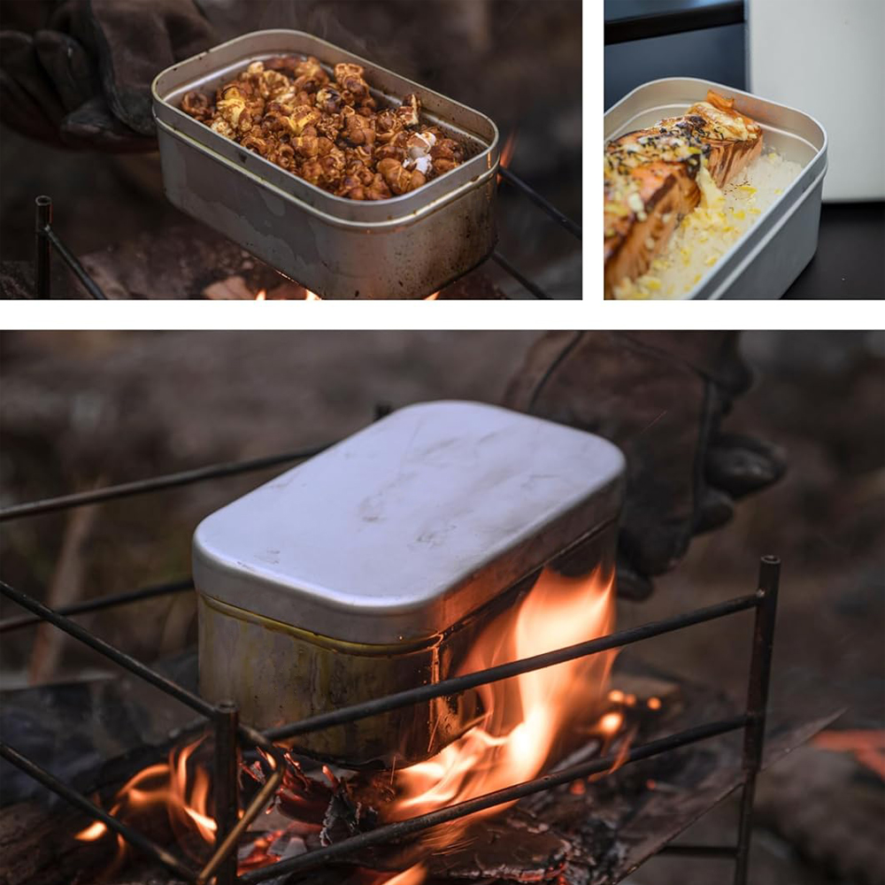 Foldable Bento Box Handle, Lun - đánh giá và giá Camping Cooking Set Compact