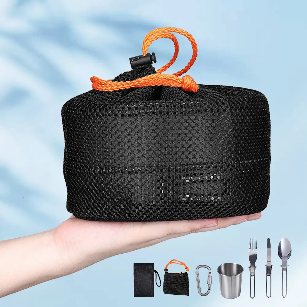Camping Cookware Kit Kettle Po - đánh giá và giá Camping Hiking Cooking