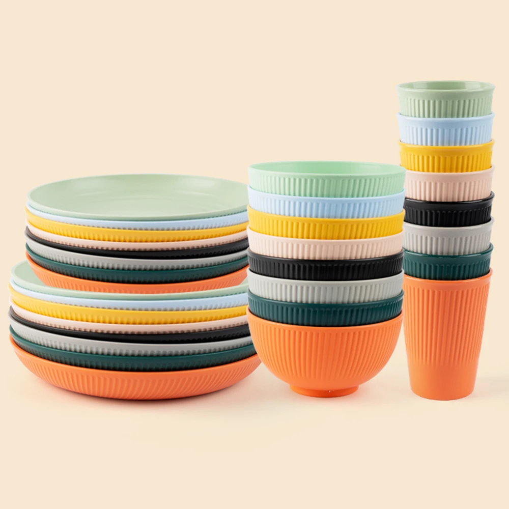 Wheat Straw Cutlery Set 4Pcs/S - đánh giá và giá Camping Cooking And Eating Set